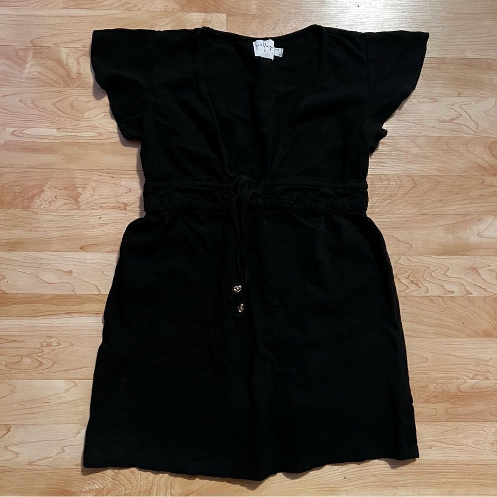 Princess Polly Black Cinched Top Women’s 4 Small